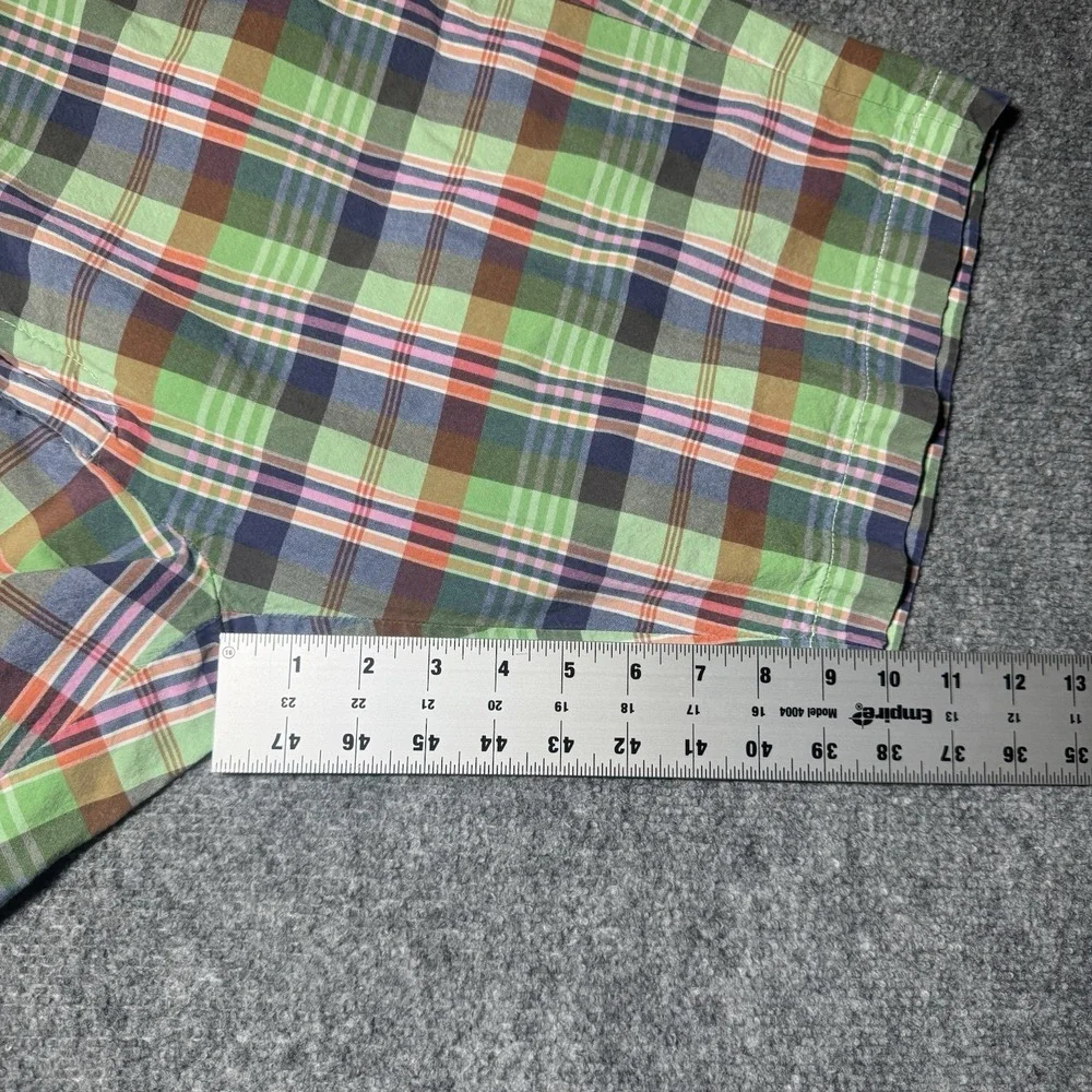 Brooks Brothers 346 Bermuda Shorts Men W36 Madras Plaid Preppy Collegiate Cotton
